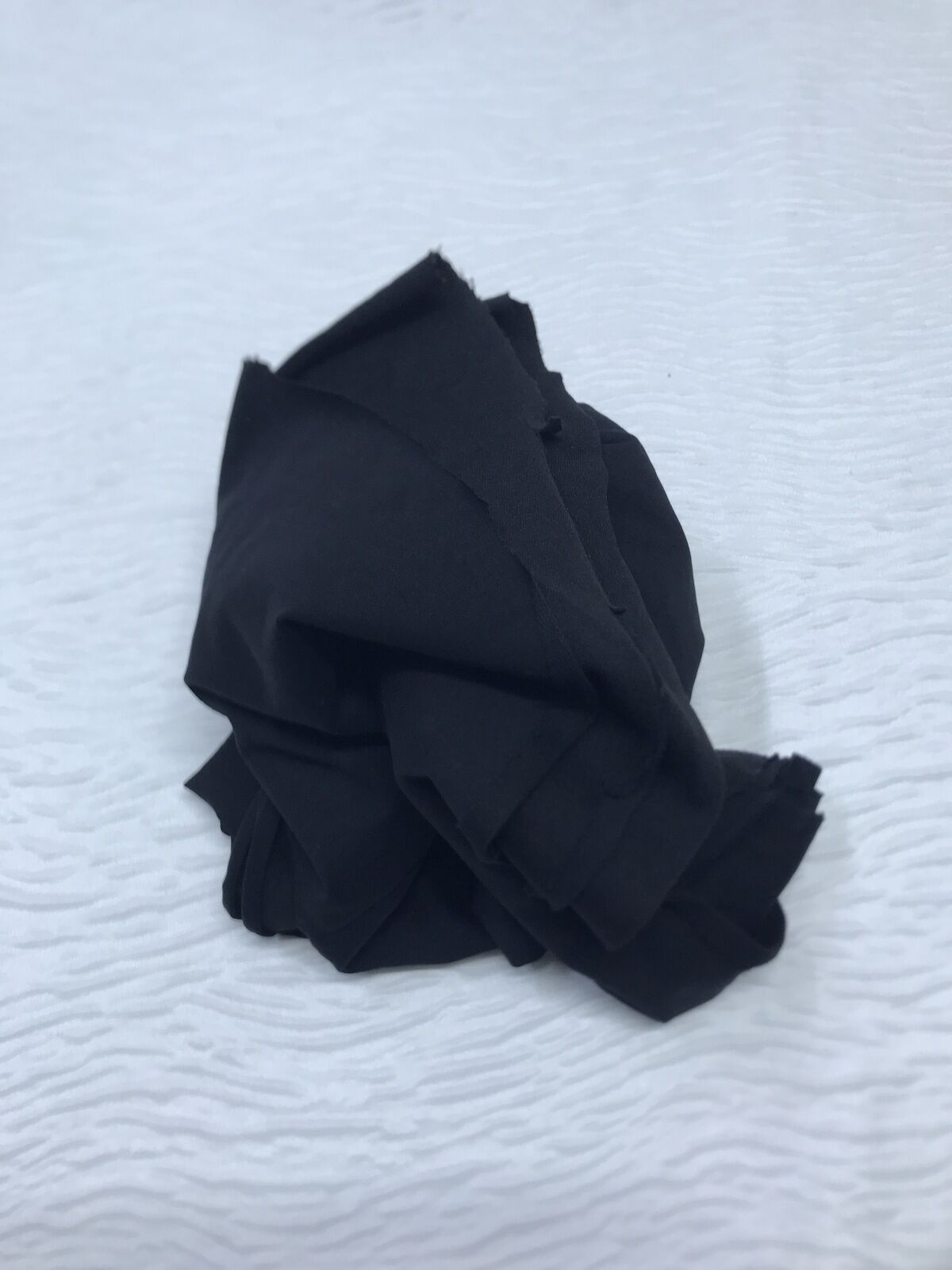 Diz Yapmaz 2 İplik Kumaş Esnek Siyah, Parça 80x170 cm