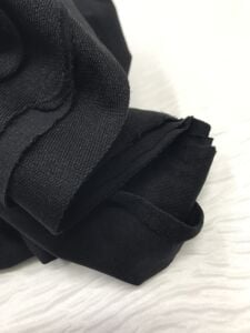 Diz Yapmaz 2 İplik Kumaş Esnek Siyah, Parça 80x170 cm