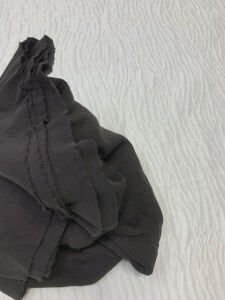 Bebe Ribanası Penye, Parça 75x170 cm - Füme
