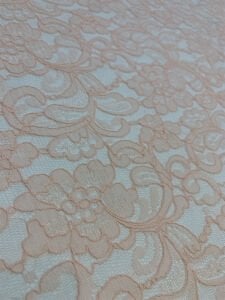 Somon Kordone Dantel Kumaş – Çiçek Desenli