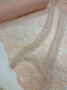 Somon Kordone Dantel Kumaş – Çiçek Desenli