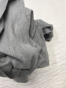 Pamuk 2 İplik Kumaş Esnek Gri, Parça 65x170 cm