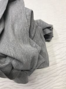 Pamuk 2 İplik Kumaş Esnek Gri, Parça 70x180 cm