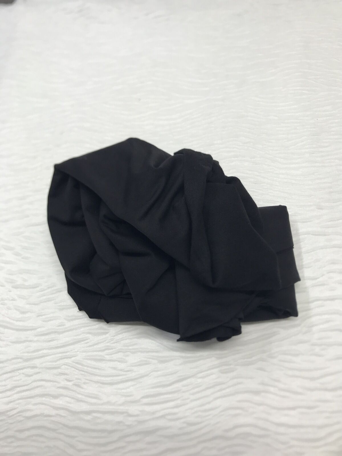 Pamuk 2 İplik Kumaş Esnek Siyah, Parça 75x180 cm