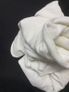 3 İplik Kumaş, Parça 65x200 cm - Ekru