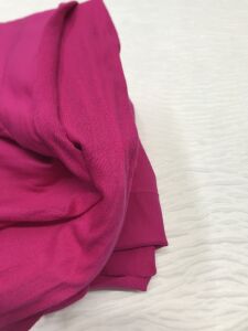 Pamuk 2 İplik Kumaş Esnek Fuşya, Parça 80x170 cm