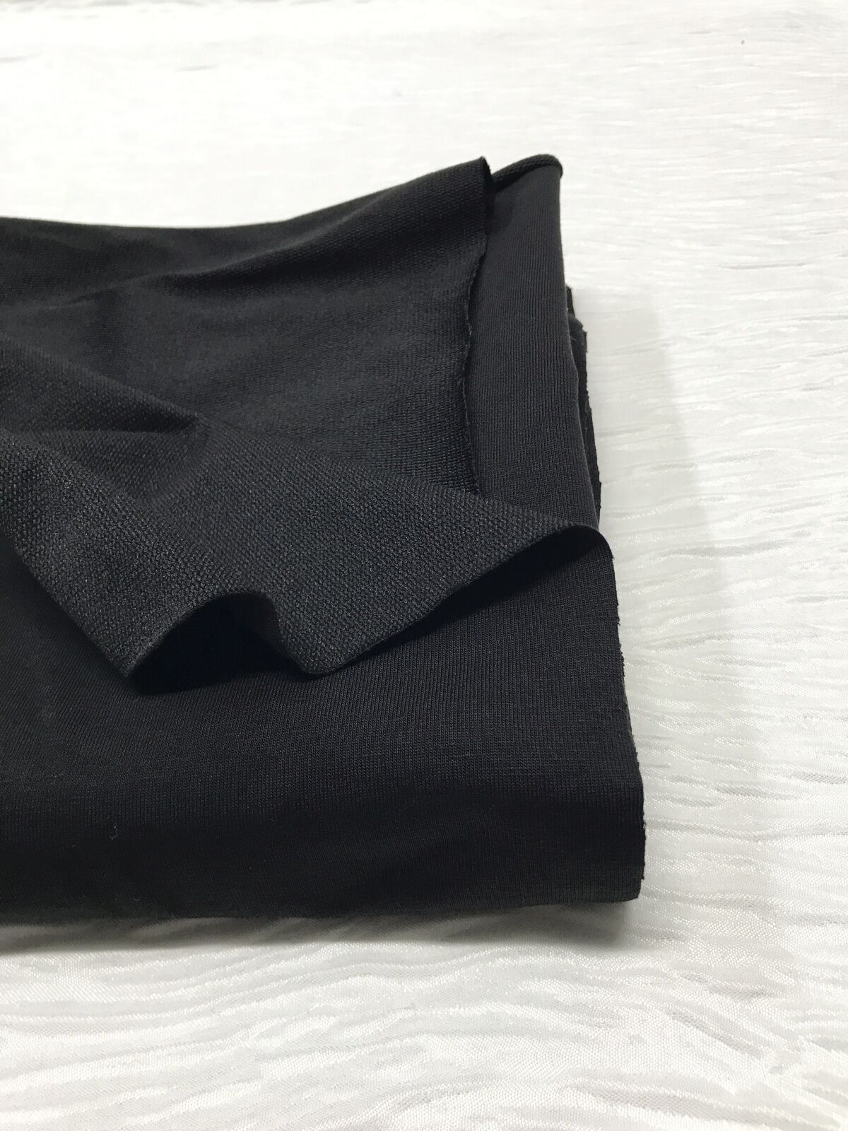 Diz Yapmaz Esnek 2 İplik Kumaş, Parça 80x180 cm - Siyah