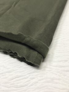 Şardonlu 3 İplik Kumaş Haki, Parça 100x180 cm