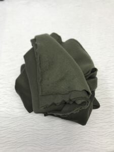 Şardonlu 3 İplik Kumaş Haki, Parça 100x180 cm