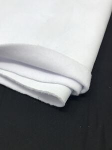 Şardonlu 3 İplik Kumaş Beyaz, Parça 130x190 cm