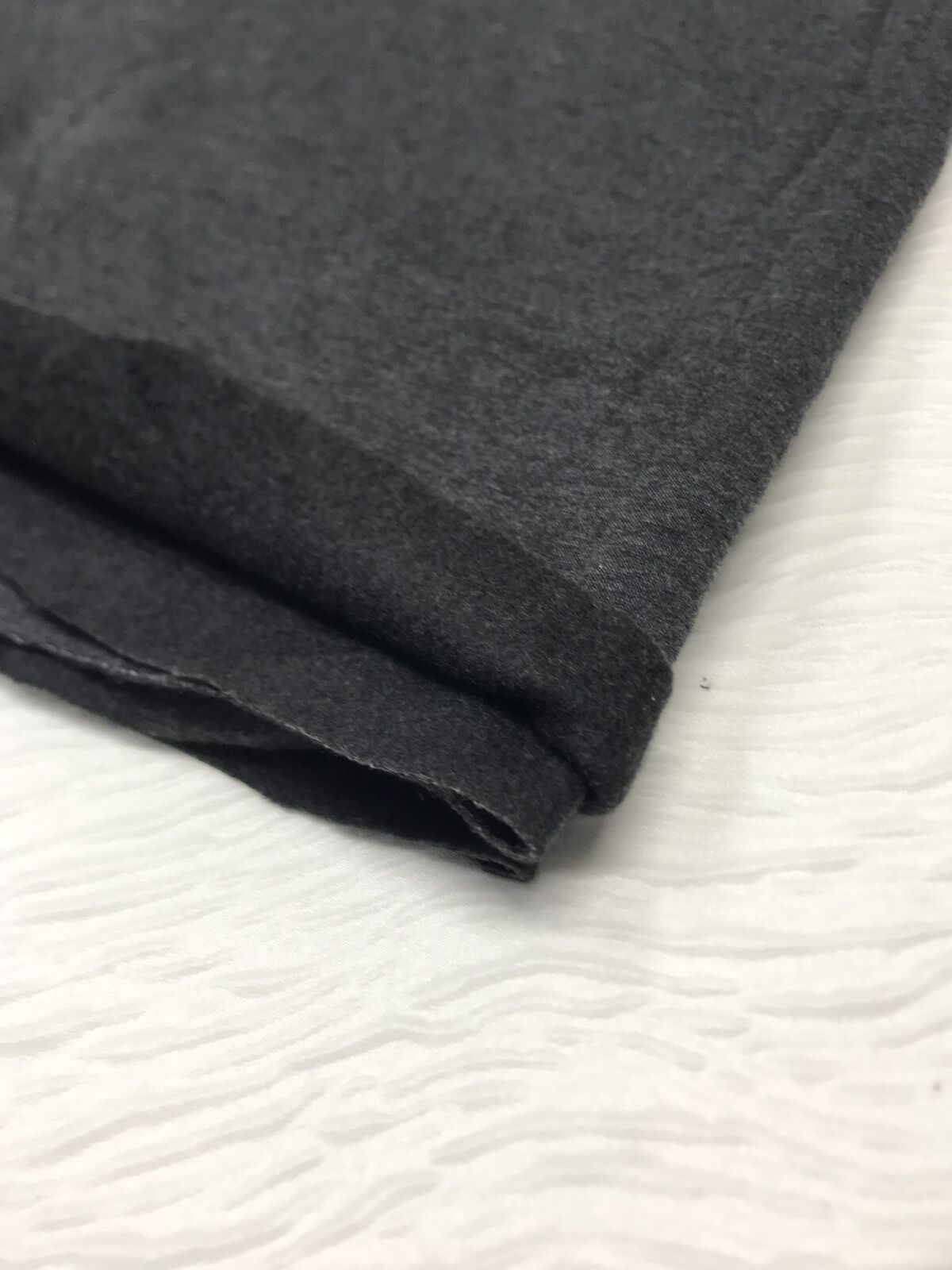 Şardonlu 3 İplik Kumaş Antrasit, Parça 85x180 cm