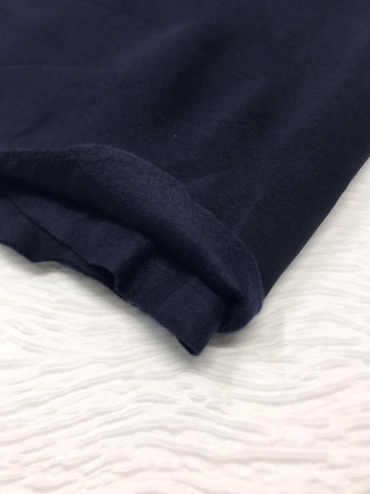 Şardonlu 3 İplik Kumaş Lacivert, Parça 100x180 cm