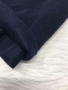 Şardonlu 3 İplik Kumaş Lacivert, Parça 100x180 cm