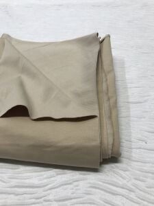 Diz Yapmaz Esnek 2 İplik Kumaş, Parça 95x180 cm - Krem