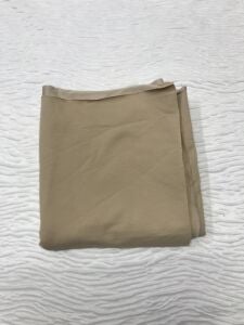 Diz Yapmaz Esnek 2 İplik Kumaş, Parça 95x180 cm - Krem