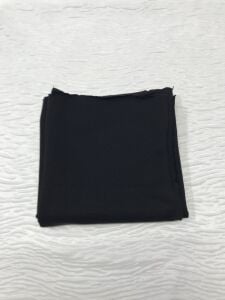 Diz Yapmaz Esnek 2 İplik Kumaş, Parça 85x180 cm - Siyah
