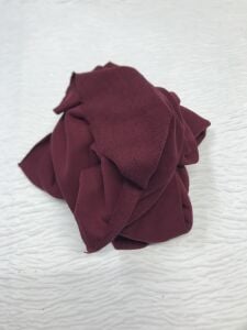 3 İplik Kumaş Bordo, Parça 90x180 cm