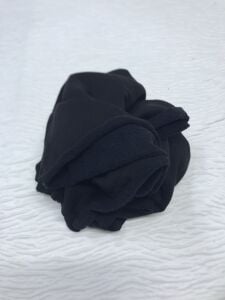 3 İplik Kumaş Siyah, Parça 75x190 cm