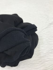 3 İplik Kumaş Siyah, Parça 75x190 cm