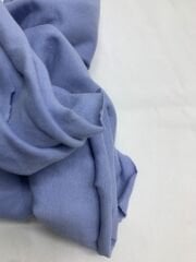Mavi Bebe Ribanası Penye Kumaş, Parça 65x170 cm