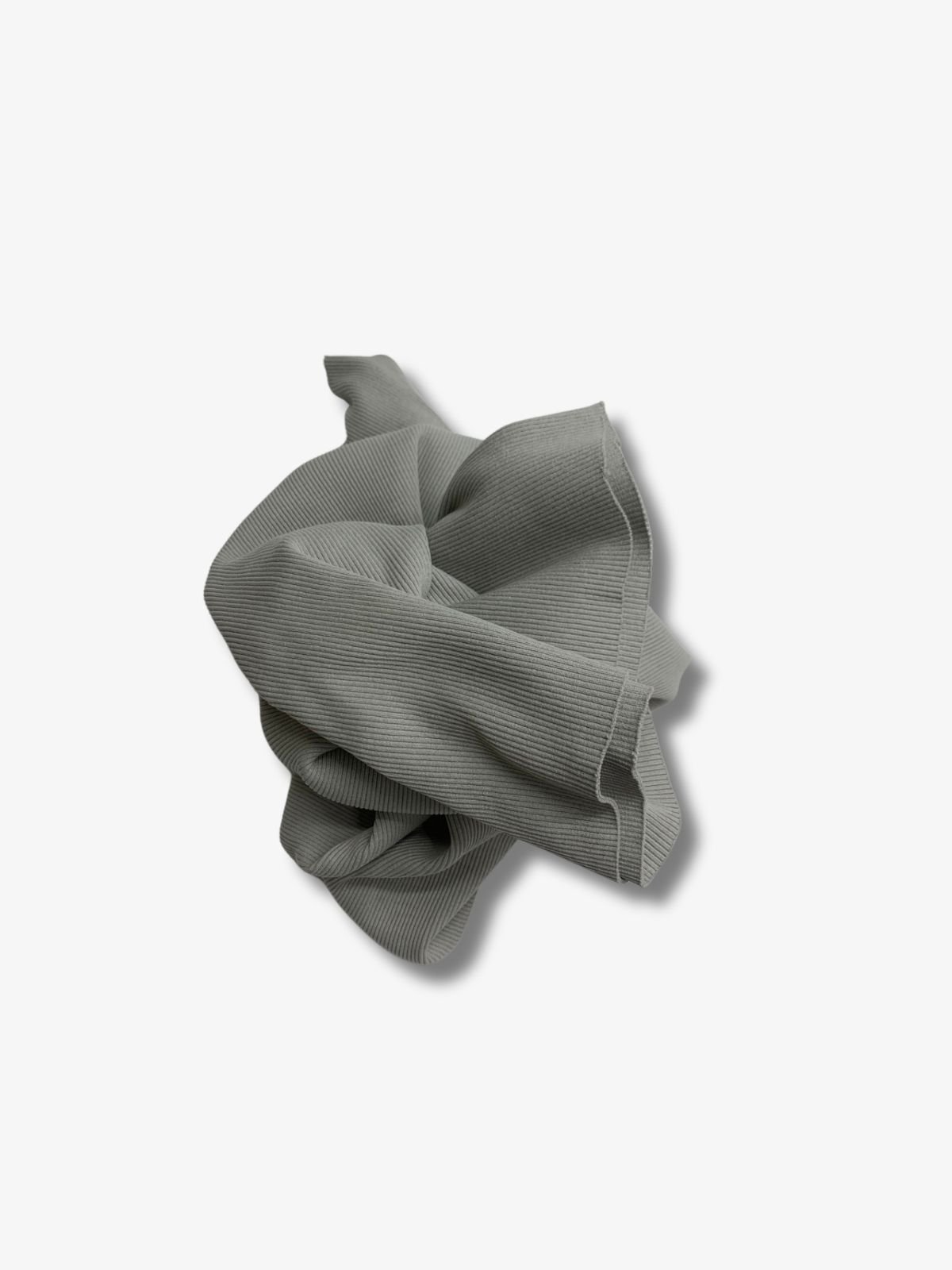 Gri Kaşkorse (Ribana) Kumaş, Parça 60x130 cm