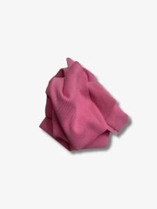 Pembe Kaşkorse (Ribana) Kumaş, Parça 50x120 cm