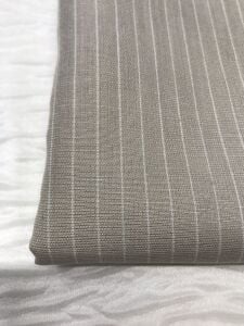 Çİzgili Ham Keten Kumaş Orta Kalın, Parça 190x150 cm - Vizon