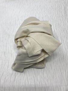 İnce Ribana Kumaş Krem - Parça 100x170 cm