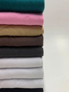 İnce Ribana Esnek Penye Kumaş Seti, Boyları 70-85 cm arası 12 adet