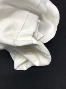 Bebe Ribana Penye Kumaş, Parça 100x200 cm Ekru Renk