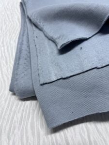 Şardonlu 3 İplik Kumaş, Parça 85x180 cm - Açık İndigo