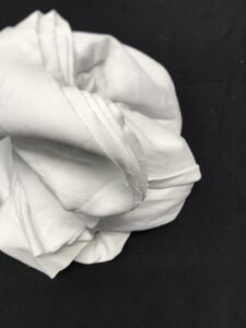 Bebe Ribana Penye Kumaş, Parça 140x185 cm Beyaz Renk