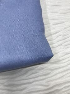 Ham Keten Kumaş Orta Kalın, Parça 115x150 cm - İndigo Mavi