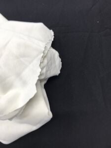 Bebe Ribana Penye Kumaş, Parça 95x180 cm Ekru Renk