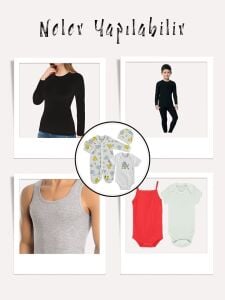 Bebe Ribana Penye Kumaş, Parça 95x180 cm Ekru Renk