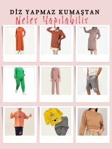 2 İplik Esnek Pamuk Kumaş, Parça 75x180 cm  Siyah ORTA KALİTE