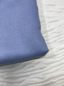 Ham Keten Kumaş Orta Kalın, Parça 130x150 cm - İndigo Mavi