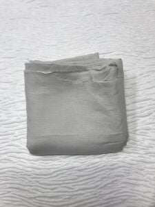 Ham Keten Kumaş Orta Kalın, Parça 140x150 cm - Gri (EKLİ 2 PARÇA)