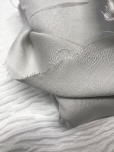 Ham Keten Kumaş Orta Kalın, Parça 140x150 cm - Gri (EKLİ 2 PARÇA)