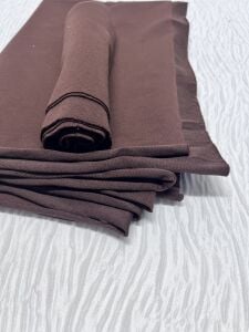 Ribanalı Diz Yapmaz 2 İplik, Parça 75x180 cm - Kahverengi
