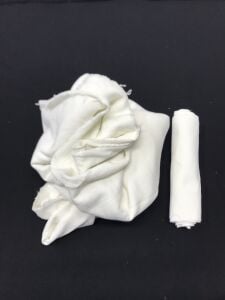 Ribanalı 3 İplik Kumaş Ekru – Parça 115x200 cm