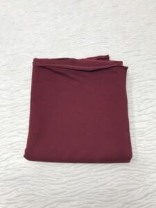 Diz Yapmaz Esnek 2 İplik Kumaş, Parça 105x180 cm - Bordo