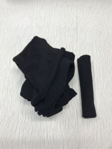 Ribanalı 3 İplik Kumaş Siyah – Parça 100x160 cm