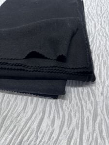 Selanik Kumaş Hafif Şardonlu, Parça 75x170 cm - Siyah