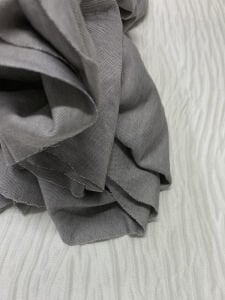 Polyester Lakost Kumaş, Parça 80x200 cm - Gri