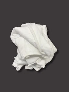 Pamuk Polyester Süprem Kumaş, Parça 100x190 cm - Beyaz (HAFİF KİR VAR)