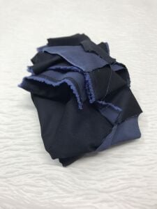 İnce Esnek Kot Kumaş Dökümlü - Lacivert, Parça 350x140 cm