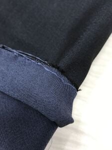 İnce Esnek Kot Kumaş Dökümlü - Lacivert, Parça 100x140 cm