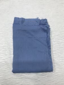 Tensel Keten Kumaş Tok Dökümlü, Parça 240x150 cm - İndigo Mavi