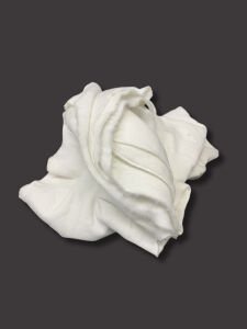 ORTA KALİTE Şardonlu 3 İplik Kumaş, Parça 80x190 cm - Ekru